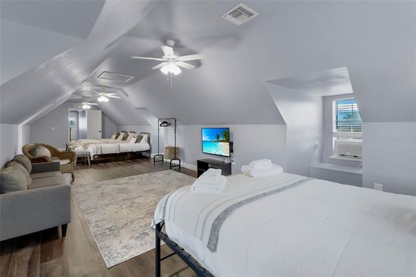 Bedroom, Interior, Wood Texture Flooring