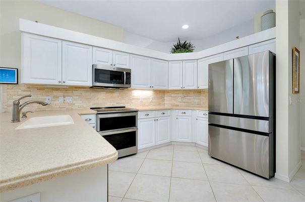 Interior, Kitchen, Recessed Lighting, Stainless Steel Appliances