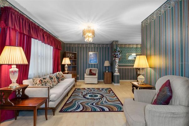 Chandelier, Interior, Living room, Wood Texture Flooring