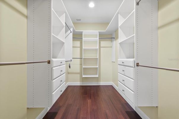 Interior, Recessed Lighting, Walk-in Closets, Wood Texture Flooring