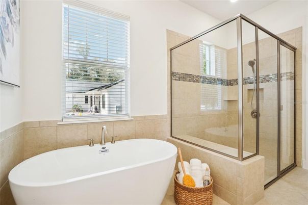 Bathroom, Free Standing Baths, Glass Shower, Interior