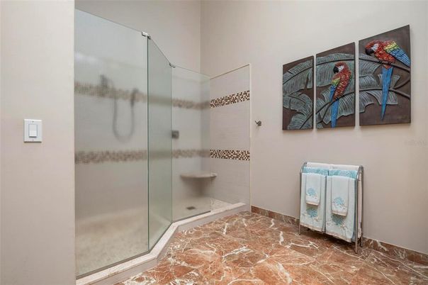 Bathroom, Glass Shower, Interior