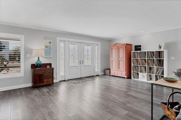 Interior, Recessed Lighting, Wood Texture Flooring