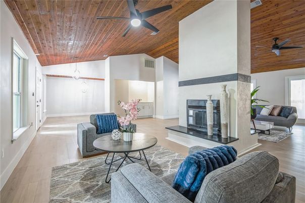 Fireplace, Interior, Living room, Wooden Ceilings, Wood Texture Flooring
