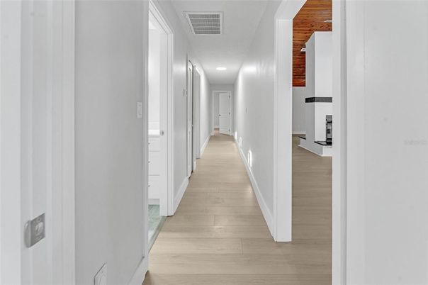 Interior, Recessed Lighting, Wood Texture Flooring