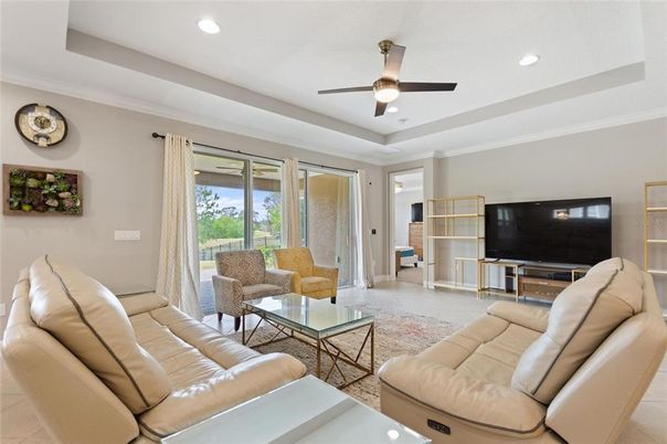 Interior, Living room, Recessed Lighting