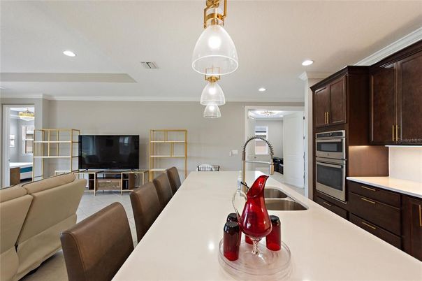 Interior, Kitchen, Living room, Pendant Lights, Recessed Lighting
