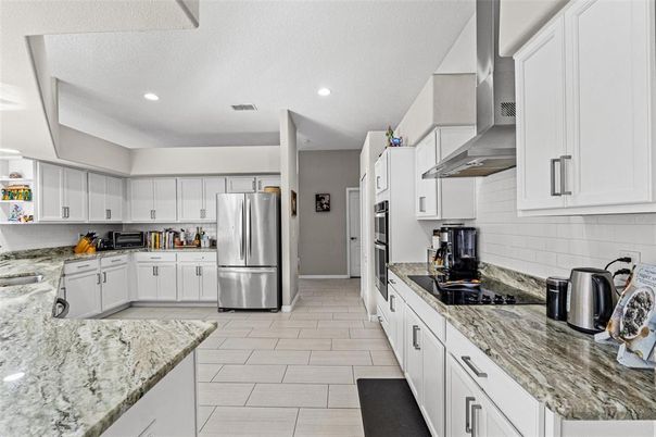 Interior, Kitchen, Recessed Lighting, Stainless Steel Appliances