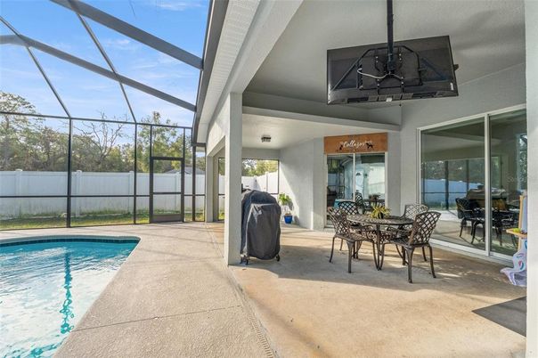 Dining room, Glass Ceilings, Interior, Pool, Sun Room