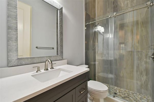 Bathroom, Glass Shower, Interior