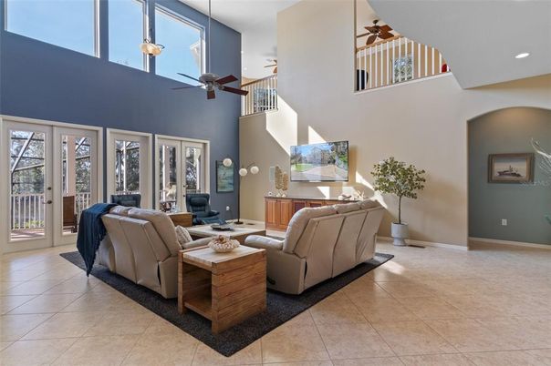 Interior, Living room, Recessed Lighting