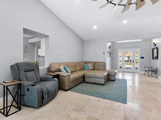 Interior, Living room, Recessed Lighting