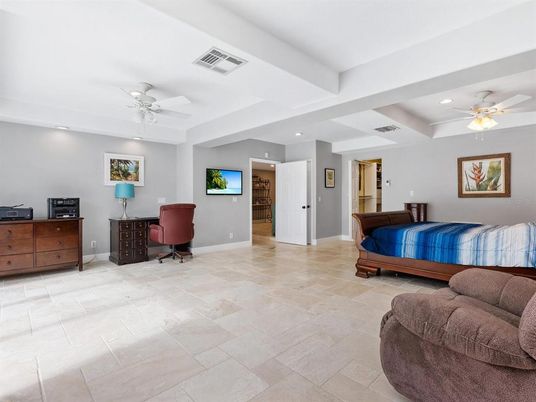 Bedroom, Home Office, Interior, Recessed Lighting