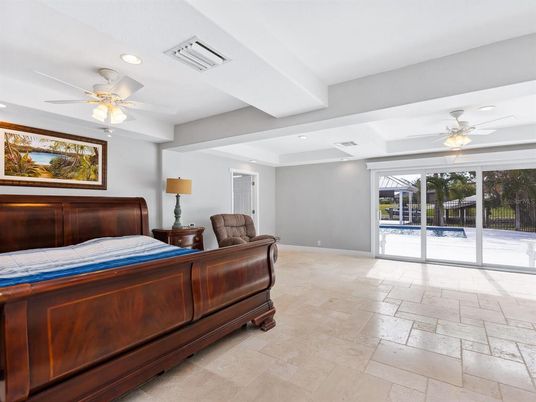 Bedroom, Interior, Recessed Lighting