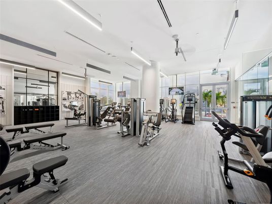 Fitness Equipment, Gym, Interior