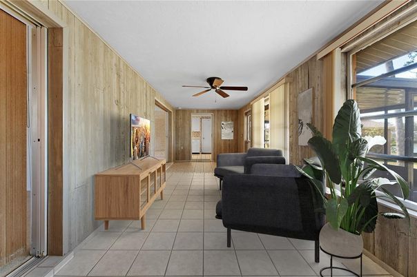 Interior, Wooden Walls