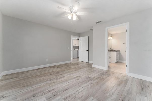 Bathroom, Empty room, Interior, Wood Texture Flooring