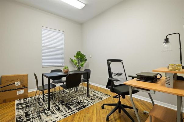 Home Office, Interior, Wood Texture Flooring