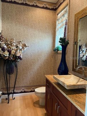 Bathroom, Interior, Wood Texture Flooring