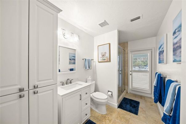 Bathroom, Glass Shower, Interior