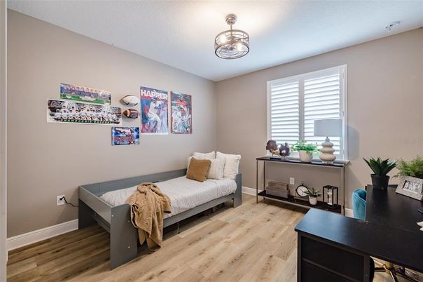 Bedroom, Home Office, Interior, Wood Texture Flooring