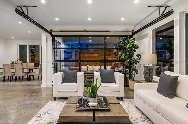 Dining room, Interior, Living room, Recessed Lighting
