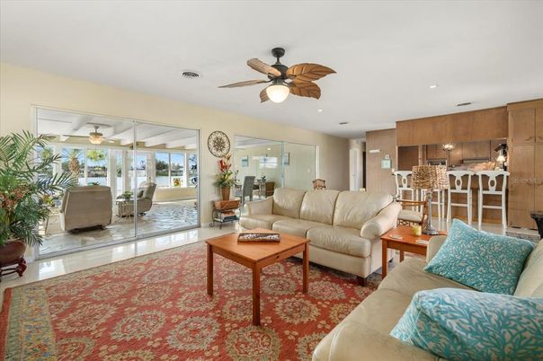 Interior, Kitchen, Living room, Recessed Lighting