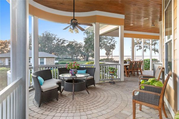 Interior, Sun Room, Water, Wooden Ceilings
