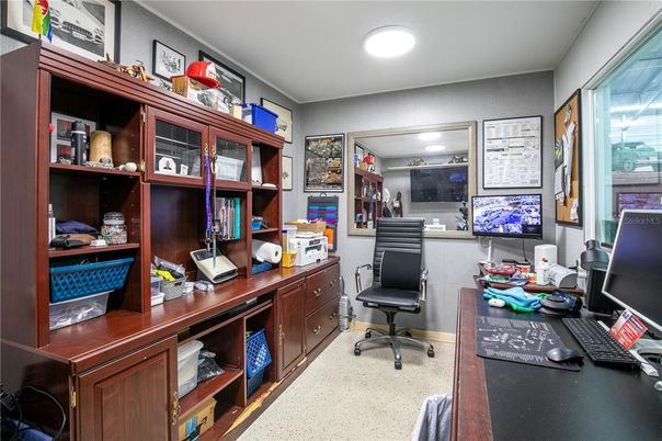 Home Office, Interior, Recessed Lighting