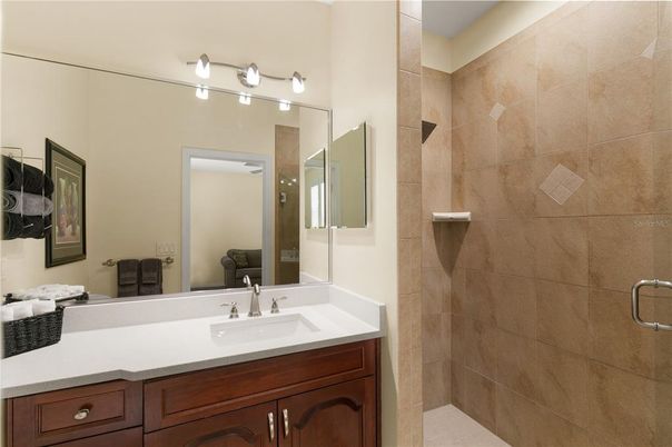 Bathroom, Glass Shower, Interior