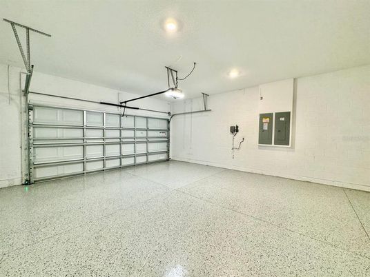 Garage, Interior, Recessed Lighting