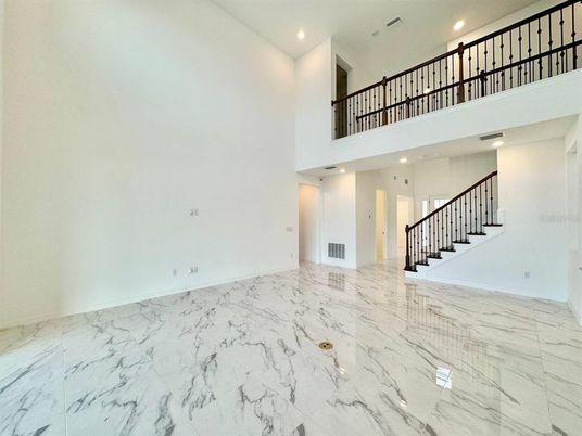 Interior, Marble, Recessed Lighting