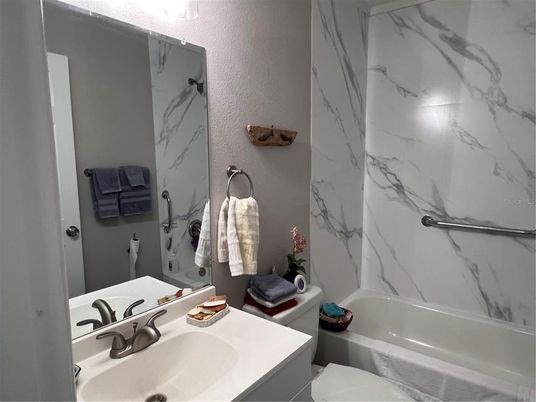 Bathroom, Interior, Marble Walls