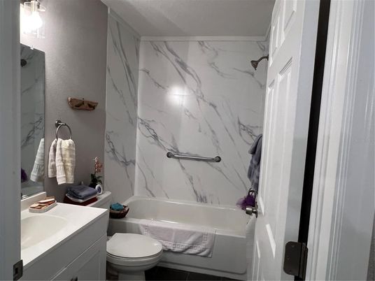 Bathroom, Interior, Marble Walls