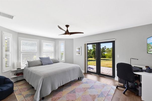 Bedroom, Home Office, Interior, Wood Texture Flooring