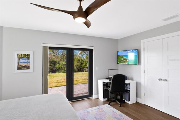Bedroom, Home Office, Interior, Wood Texture Flooring
