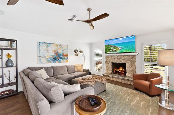 Fireplace, Interior, Living room, Wood Texture Flooring