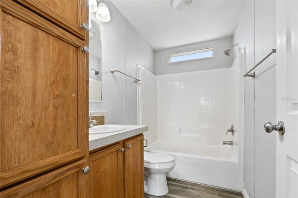 Bathroom, Interior, Wood Texture Flooring
