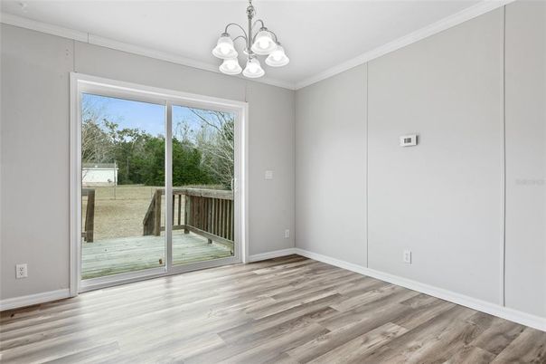 Chandelier, Empty room, Interior, Wood Texture Flooring