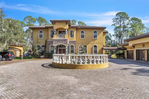 Backyard, Exterior, Facade, Mediterranean