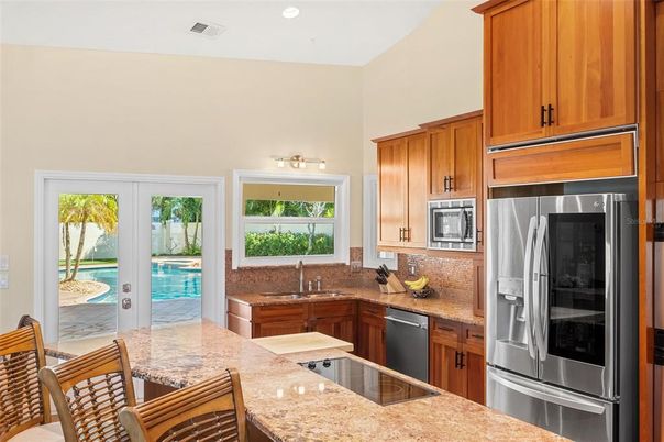 Interior, Kitchen, Recessed Lighting, Stainless Steel Appliances