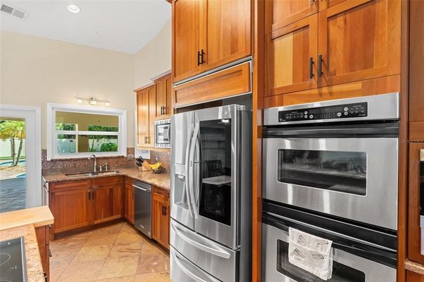 Interior, Kitchen, Recessed Lighting, Stainless Steel Appliances