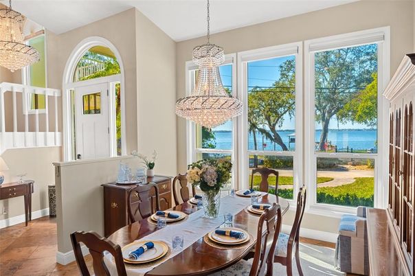 Chandelier, Dining room, Interior, Pendant Lights, Water