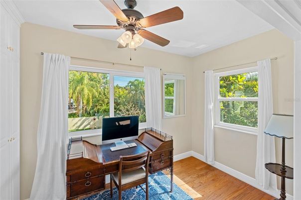 Home Office, Interior, Wood Texture Flooring