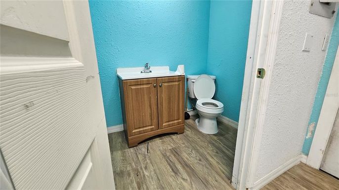 Bathroom, Interior, Wood Texture Flooring