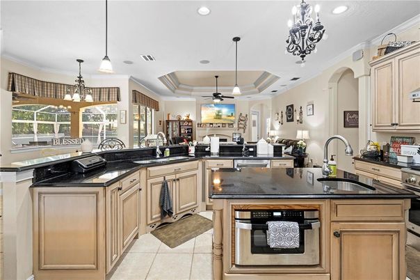 Interior, Kitchen, Pendant Lights, Recessed Lighting