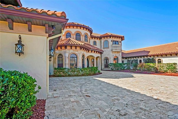 Backyard, Exterior, Facade, Mediterranean