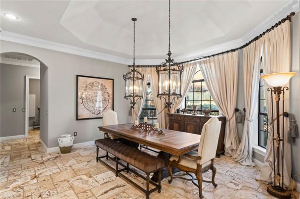 Chandelier, Dining room, Interior, Pendant Lights, Recessed Lighting