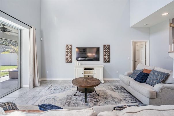 Interior, Living room, Recessed Lighting