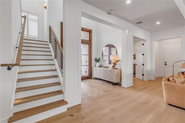 Interior, Recessed Lighting, Wood Texture Flooring